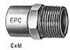 Picture of Copper-Fitting Male-Adapter C x M 3/4" x 1/2"