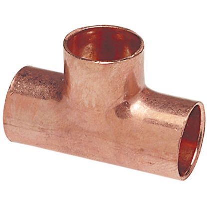 Picture of Wrot-Copper Pressure-Rated Reducing-Tee C x C x C 2" x 1-1/4" x 1"