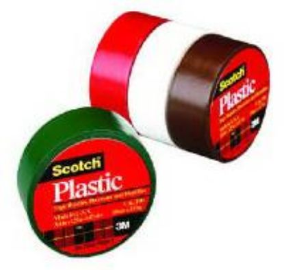Picture of Colored-Plastic-Tape 190 Brown .75" x 125"