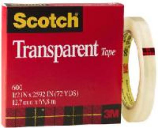 Picture of 600 Transparent-Tape 1/2" X 72 Yds