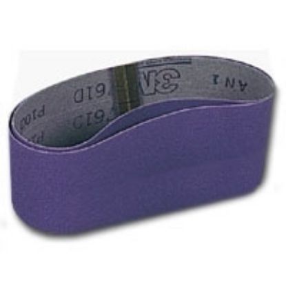 Picture of 761D Resin-Bond-Cloth Sanding-Belt Purple P100Y 4" x 24"