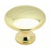Picture of 1-1/4" Polished-Brass Cabinet-Knob