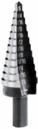 Picture of Step-drill-bit #3 9-steps 1/4" - 3/4" Cobalt