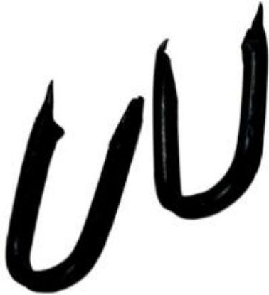 Picture of Double Point Tacks Blued #5 x 3/8" 1.5-Ounce