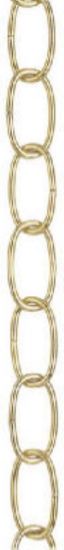 Picture of 36" Polished-Brass Oval-Chain