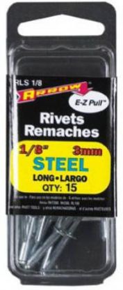 Picture of 1/8" x 1/2" Steel Rivet 15/pk