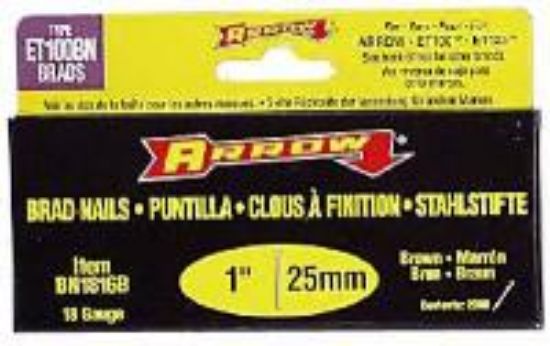 Picture of Brad-Nail Brown 1" 2000Pk