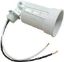 Picture of Light-Bulb-Socket Weather-Proof Single Adjustable Aluminum White