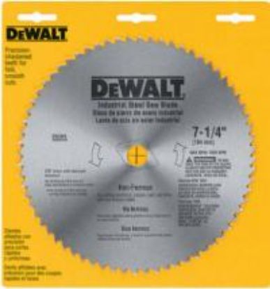 Picture of 7-1/4" 68-tooth Non-ferrous-cutting Steel-tooth Circular-Sawblade