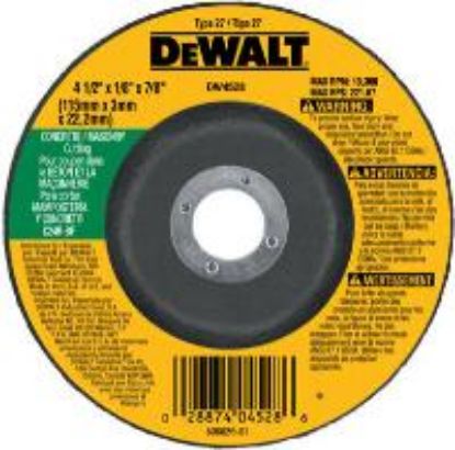Picture of 4-1/2" x 1/8" x 7/8" Concrete/Masonry Cutting-Disc