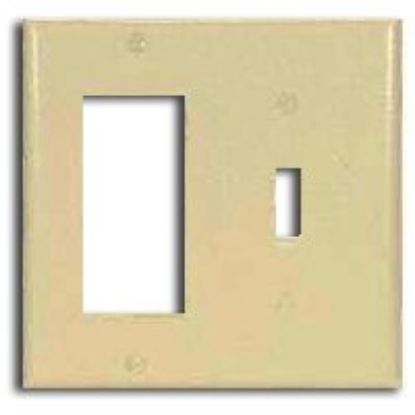 Picture of 2-Gang Combination-Toggle-Decorator Wall-Plate