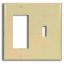 Picture of 2-Gang Combination-Toggle-Decorator Wall-Plate