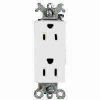 Picture of Electrical-Outlet Decora-Style Duplex-Receptacle 15-Amp 125-Volt