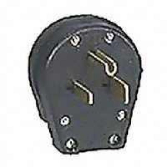 Picture of Electrical-Plug Black 30/50 Amp 250-Volt