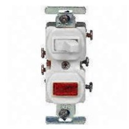 Picture of Pilot Light/Switch 15-Amp White