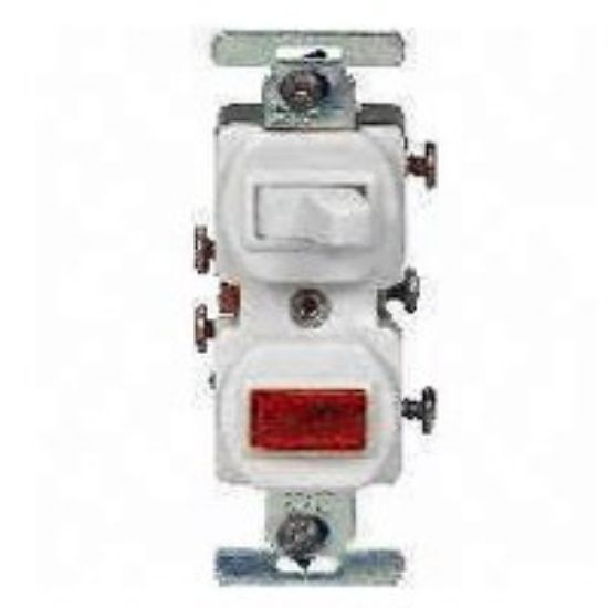 Picture of Pilot Light/Switch 15-Amp White