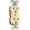 Picture of Electrical-Outlet Double-Pole 3-Wire Grounding Ivory 20-Amp 125-Volt