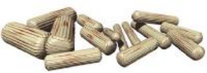 Picture of Dowel-Pin Fluted 1/4" X 1-1/4"