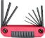 Picture of Hex-Key Set Fold-Up Fractional 9Pc