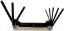 Picture of Hex-Key Set Fractional Fold-Up 8 pc
