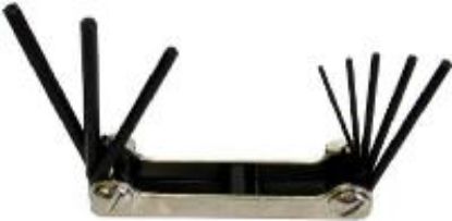 Picture of Hex-Key Set Fractional Fold-Up 9Pc