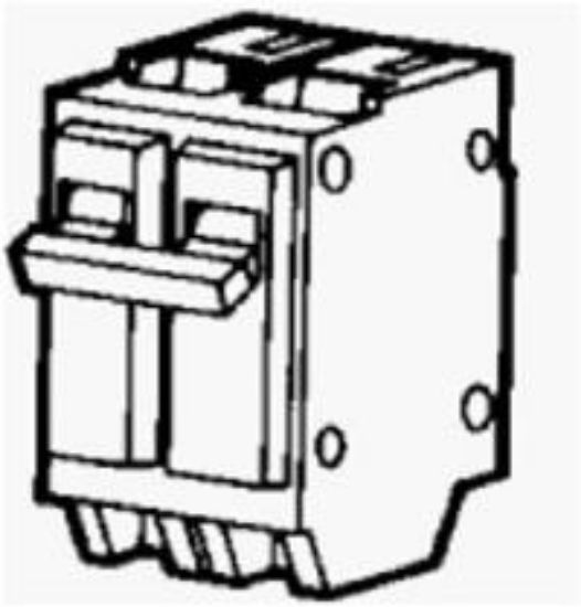 Picture of Circuit-Breaker 15-Amp 1" Double-Pole