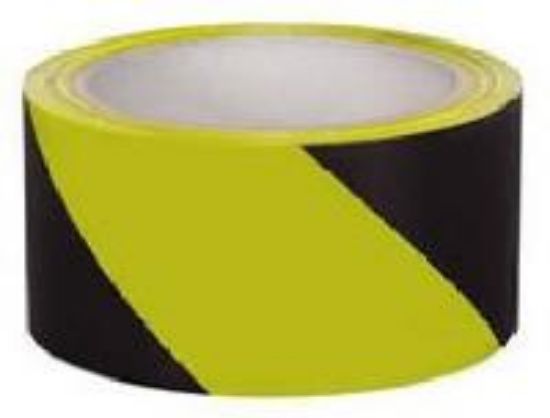 Picture of Yellow/Black Floor Tape 2" x