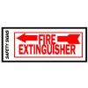 Picture of Fire-Extinguisher Sign Left Arrow 4" x 10"