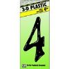 Picture of 4" Black Plastic Number 4