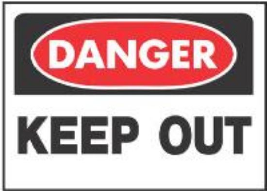 Picture of 10 x 14 Keep Out Sign