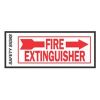 Picture of Fire-Extinguisher Sign Right Arrow 4" x 10"