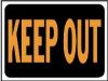 Picture of 9" x 12" Keep Out Sign