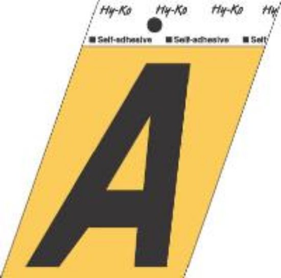 Picture of 3-1/2" Aluminum Adhesive Letter A
