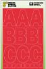 Picture of Number/Letter Set Vinyl Red 3"