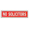 Picture of 2" x 8" No Solicitors Sign