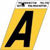 Picture of 1-1/2" Aluminum Adhesive Letter A