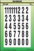 Picture of Vinyl Adhesive-Sign Number Set Black/White 2" 33Pc