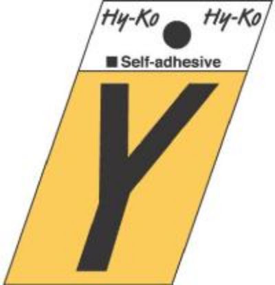 Picture of 1-1/2" Aluminum Adhesive Letter Y