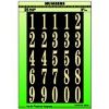 Picture of Number Set Gold/Black 2" 24Pc