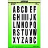 Picture of 2" B/W Vinyl Adhesive-Sign Letter Set