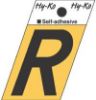 Picture of 1-1/2" Aluminum Adhesive Letter R