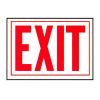 Picture of 10 x 14 RED Aluminum Exit-Sign
