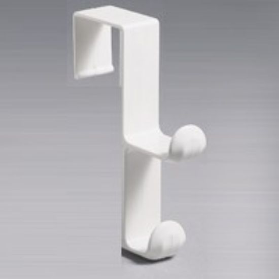Picture of White Over-the-door Double-hook