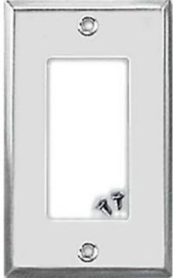 Picture of Wall-plate Decora/gfci Single-gang Steel Chrome