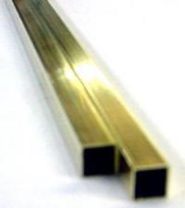 Picture of Square Brass Tube 5/32" x .014" x 12"