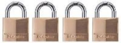 Picture of Keyed-padlock Brass 3/4"
