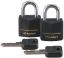 Picture of Keyed-padlock Black/Brass 3/4"