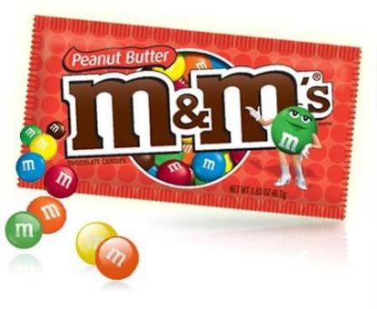 Picture of M&M's Peanut Butter 1.63 Ounce