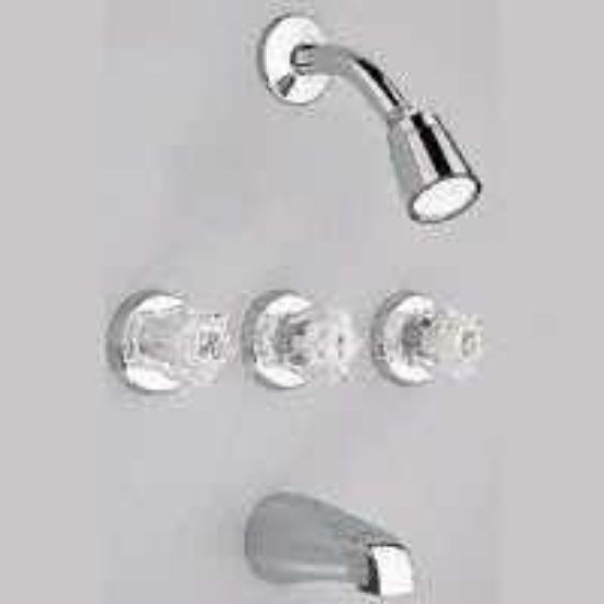 Picture of 3-Handle Combination-Faucet