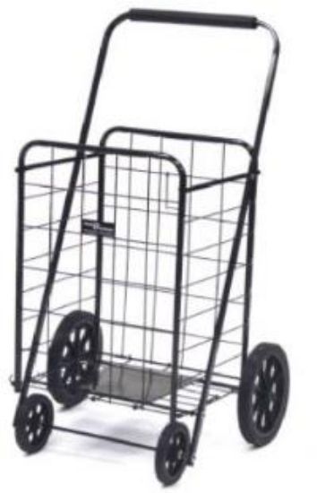 Picture of Super 4-Wheel Shopping-Cart Black